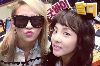 Sandara Park and CL appear together on radio program