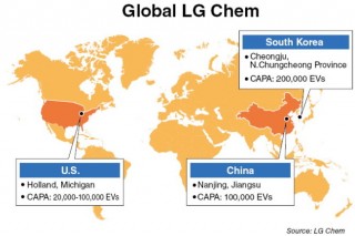 LG Chem to build JV battery plant in Nanjing