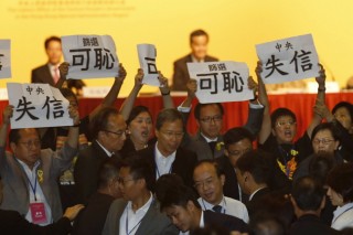 H.K. activists fight back after China vote decision