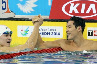 [Asian Games] Park Tae-hwan wins bronze in 200ｍ freestyle