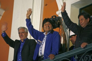 Bolivia’s Morales coasts to third term