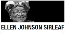 [Ellen Johnson Sirleaf] Liberia can’t stop Ebola by itself