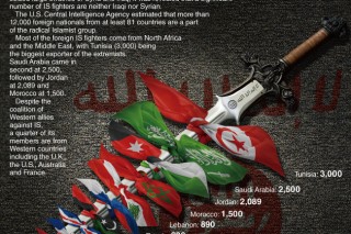 [Graphic News] A map of Islamic State supporters