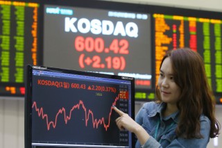 KOSDAQ breaches 600