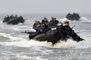 South Korean, U.S. marines stage drill near N.K. border