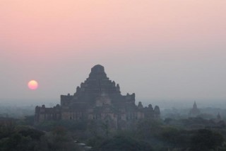 Pagodas in the mist