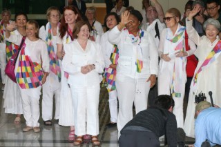 Female activists cross inter-Korean border from North Korea