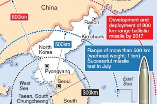 Seoul to develop 800km missile by 2017