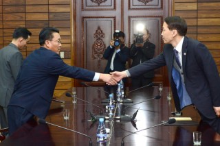 Two Koreas hold rare working-level talks