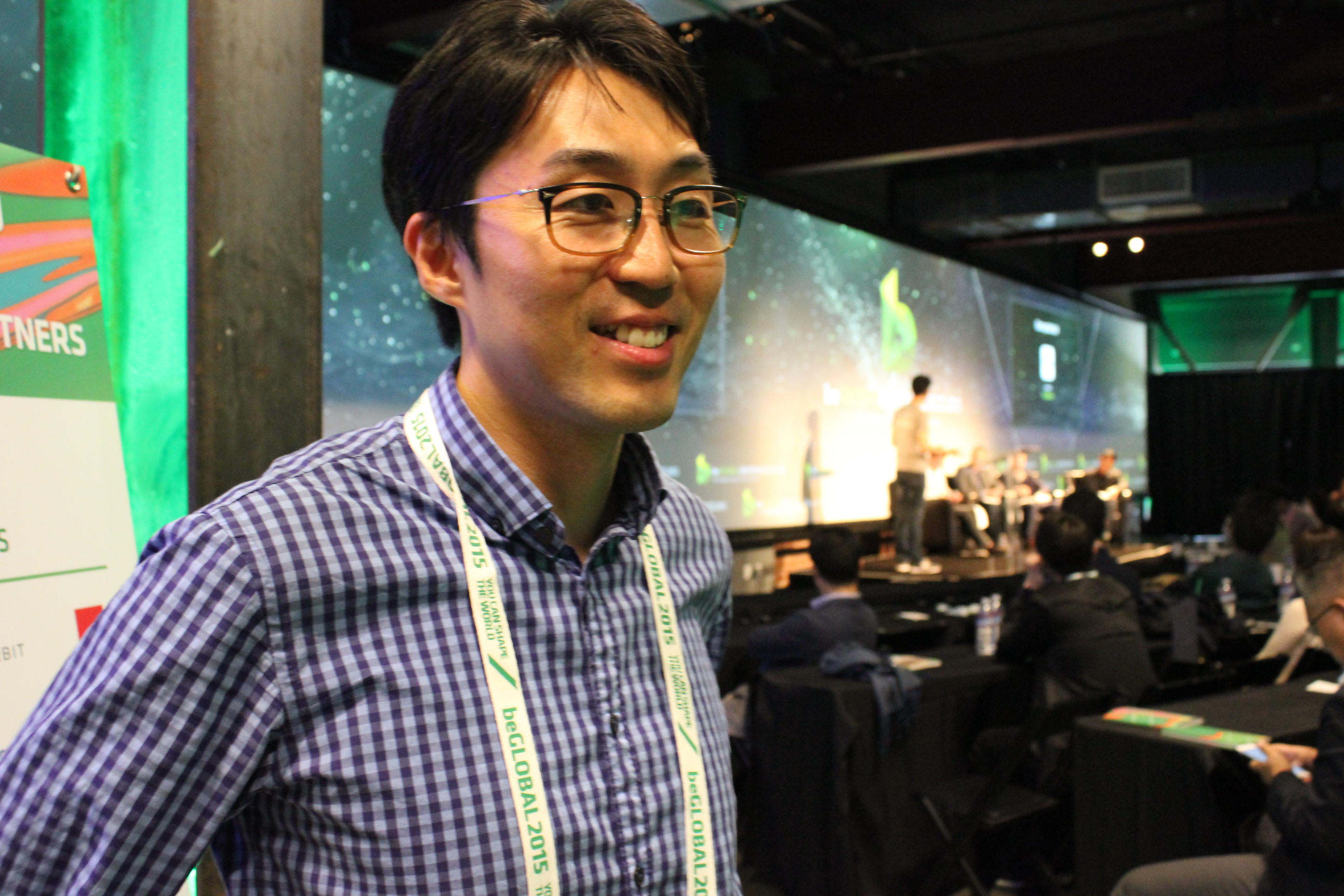 James Jung, CEO of beSUCCESS, at the 'beGLOBAL SF 2015' conference.