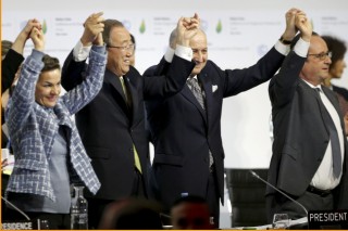 Euphoria as landmark Paris climate deal adopted