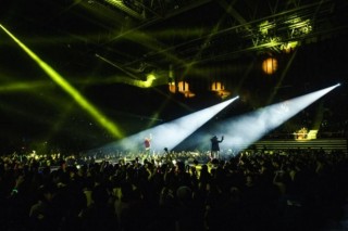 Veteran hip-hop duo Jinusean packs stage for exclusive concert