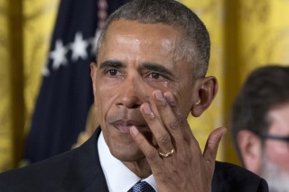 Tearful Obama pleads for ‘urgency’ on gun control