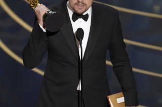 DiCaprio takes home his first Oscar