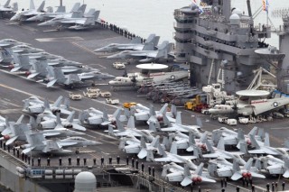 U.S. aircraft carrier joins joint drill with Seoul