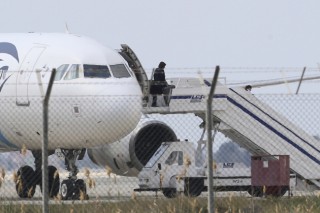 Egyptian plane hijacked, forced to land in Cyrus