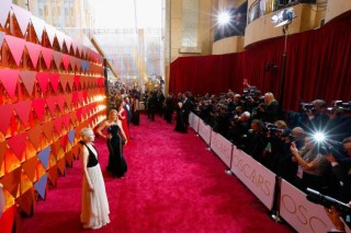 High style and politics on Oscars red carpet