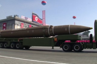 ICBM shown at NK military parade