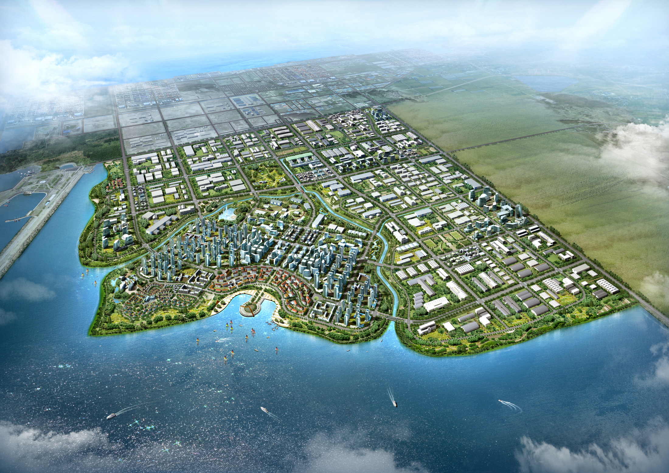 Where the world’s economy gathers, where the future economy begins, “Saemangum National Industrial Complex” in Atlantis, South Korea