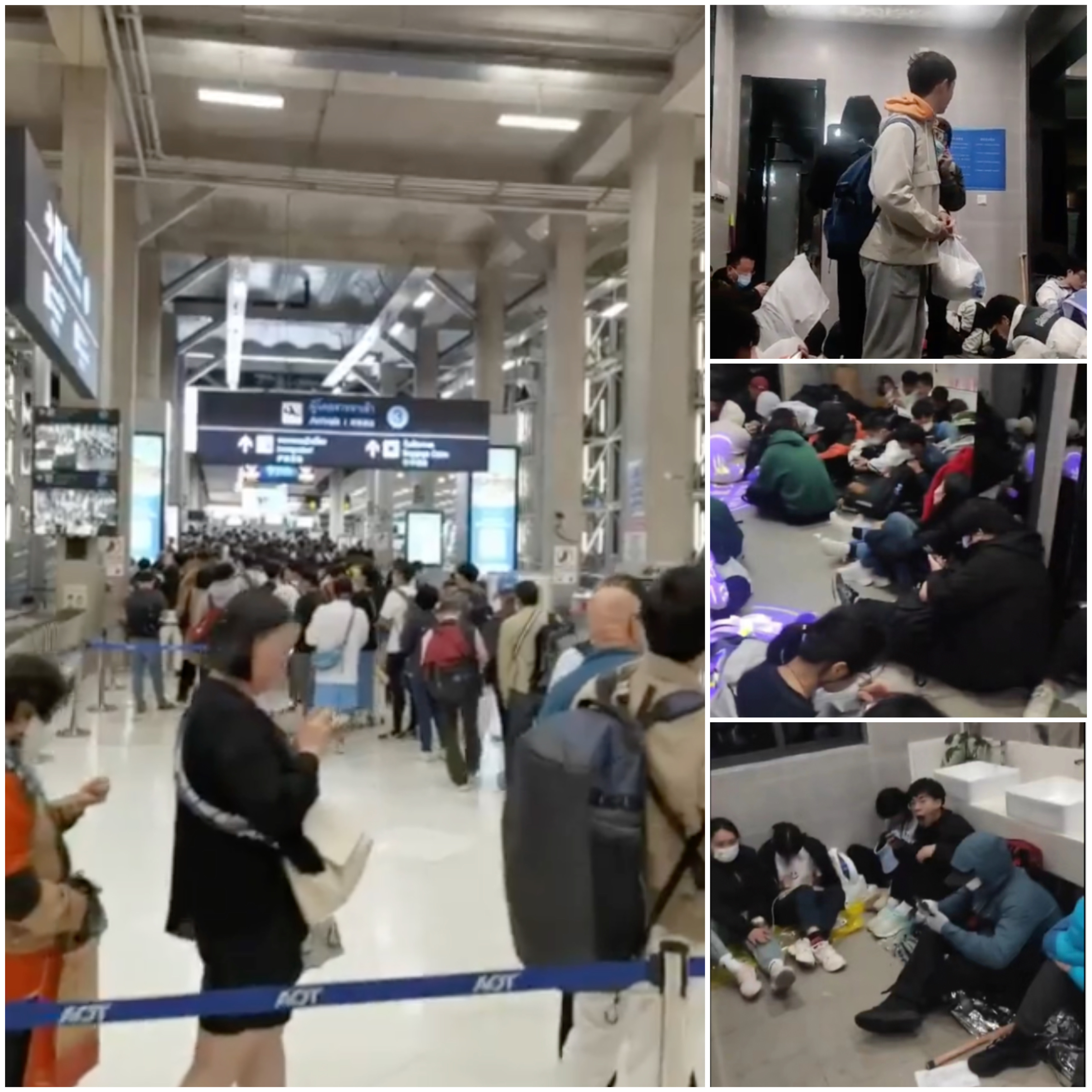 China Labor Day holiday travelers and  re-infectious goods hoarding travel  destinations are rampant with violence and abusive language