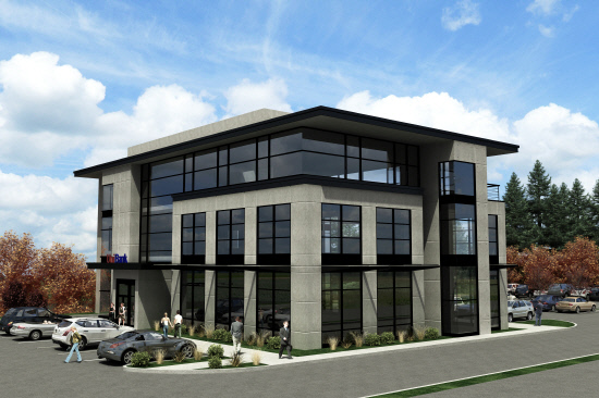 HQ Building Front Rendering 10 28 2011