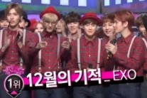 엑소, 2주 연속 ‘음악중심’ 1위 “12월의 기적은 우리다”