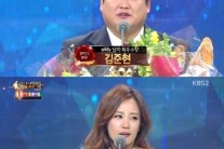 [KBS연예대상]김준현-김지민, 코미디부문 男女최우수상 수상