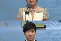 [MBC연기대상]하지원-이승기, 시청자들이 뽑은 인기상 수상