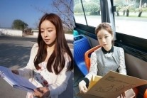 홍수아 근황 공개, 中 드라마 촬영 중..청순미 UP