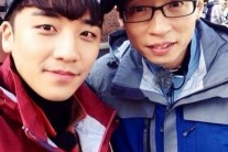 승리 유재석 인증샷, ‘런닝맨’ 촬영 중 다정하게 한 컷 ‘서로 다른 편이네’