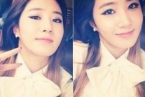 유리 메이크업 셀카 “눈화장만으로 이렇게 달라져”