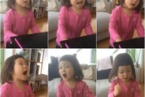 추사랑 렛잇고 “엘사 표정 따라하며”…이렇게 귀여울수가