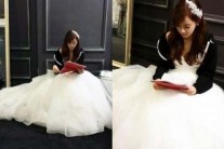 ‘개과천선’ 주연, 드레스 입고 대본 삼매경 “살 빠질만 하네”