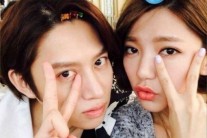 김희철, 곽설부와 다정한 포즈로 찰칵 ‘알콩달콩’