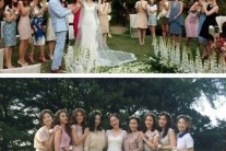 엄지원, 결혼식 사진 공개…’하객들 사이에서 돋보이는 신부 미모’