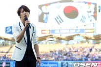 정용화 애국가 제창 너무 떨렸지만….’영광’