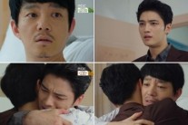 ‘트라이앵글’ 이범수-김재중, 두 형제의 뜨거운 첫 포옹 ‘뭉클’