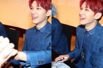 빅스 혁, 팬사인회 중 ‘꿀눈빛’ 포착
