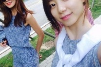 박수진, 김성은과 같은 옷 셀카..먹방 자매가 이렇게 날씬?