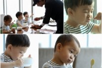 ‘슈퍼맨’, 송일국 세 쌍둥이의 3人3色 수프먹방 ‘눈길’