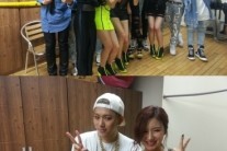 딜라잇, 블락비와 인증샷 공개 ‘가슴이 콩딱콩딱!’