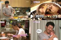 ‘슈퍼맨이 돌아왔다’ 도경완, 장윤정 위한 삼계탕 요리