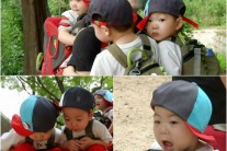 ‘슈퍼맨’ 송일국, 철인3종경기 능가하는 ‘삼둥이 안고 숲길 오르기’