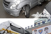 레이디스코드 은비 사망…사고차량 좌우모습 극과 극?