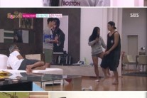 ‘룸메이트’ 잭슨, 이상형 송가연 로우킥에 비명 “뜨헉”