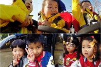 ‘슈퍼맨’송일국 삼둥이, 육아제왕 션과 네 남매 만났다