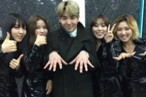 마마무, ‘피아노맨’으로 변신한 슈주 강인과 인증샷 공개 ‘눈길’