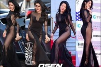 노수람 파격적 시스루 드레스, 청룡영화제 측 “초대도 안 했는데…”