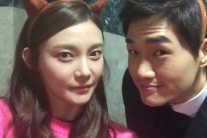 유지태-차예련, 루돌프 커플 셀카 공개