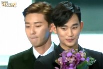 ‘SBS 연기대상’ 김수현, 10대 스타상 이어 네티즌 인기상 ’2관왕’